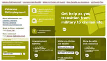 homepage of Veteran's ReEmployment website