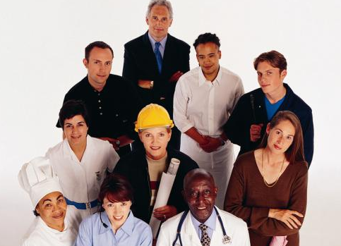 group of workers