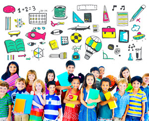 children thinking about careers