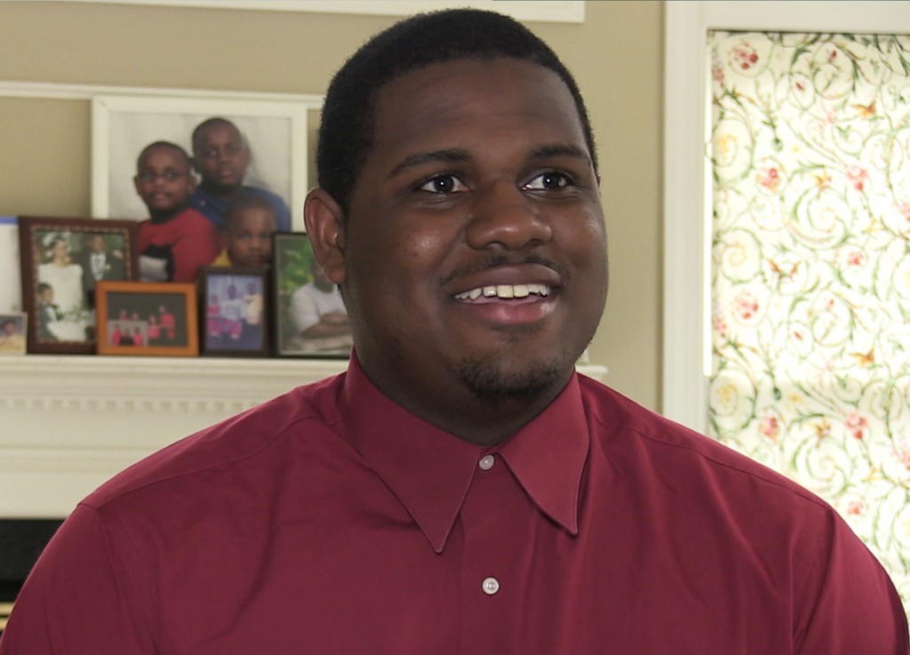 Positive young African American man