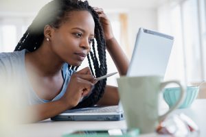 Woman on laptop