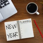 Planner with words New Year Planning