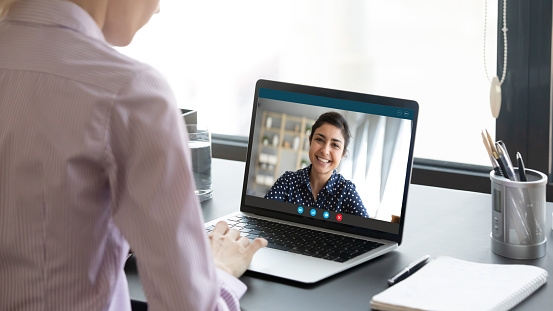 Woman in career counseling session