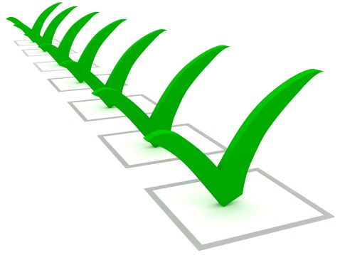 image of green checklist