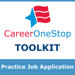 CareerOneStop Toolkit Practice Job Application icon