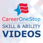 careerOneStop logo over skill & ability videos
